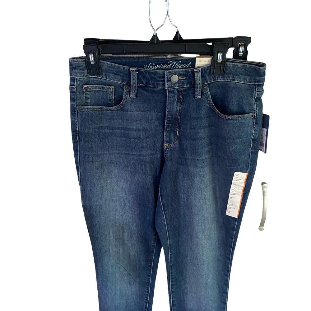 Universal Thread Blue Skinny mid rise jeans 10S - Picture 2 of 6